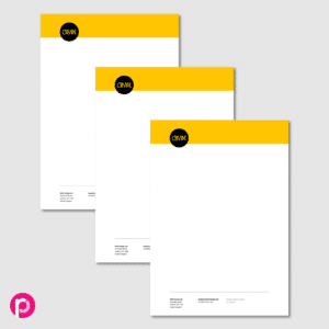 Letterhead Printing by Riverside Printers in Corby