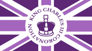Riverside Printers in Corby celebrating the King's Coronation 2023