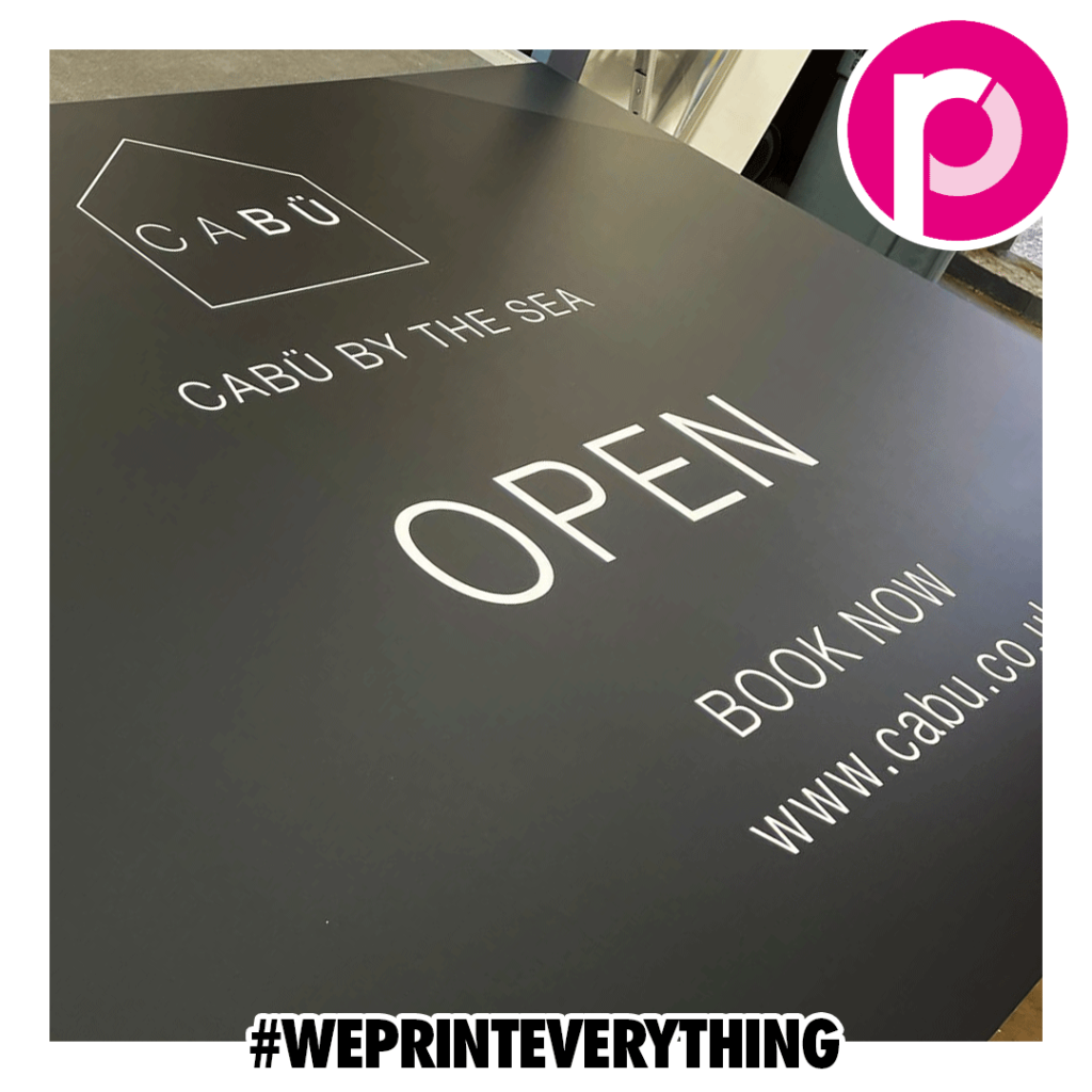Dibond Lettering Riverside Printers | Large Dibond Printed Signs